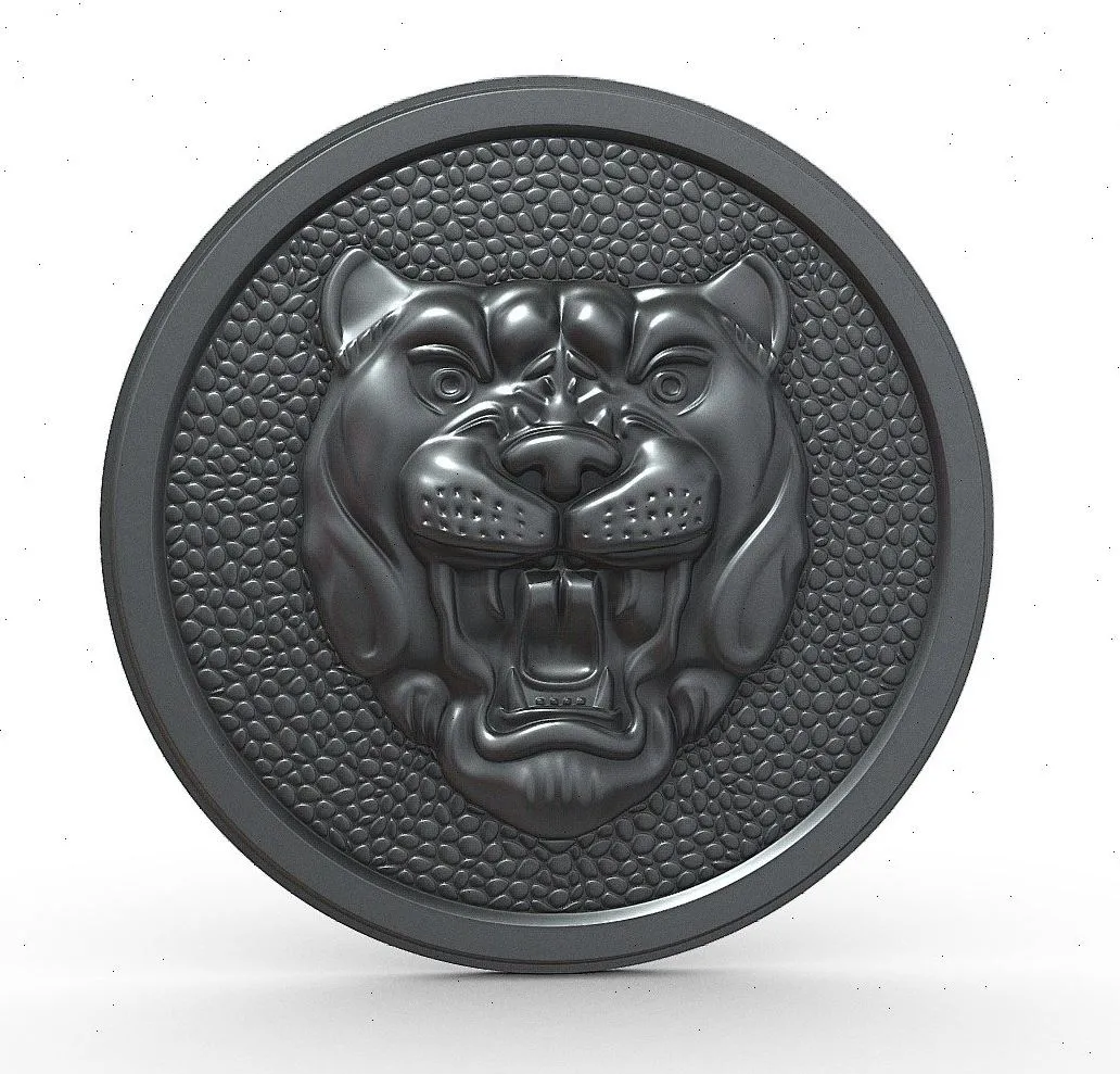 PBR Game 3D Models - Logo Jaguar Xjs