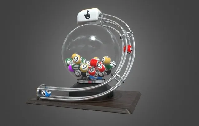 PBR Game 3D Models - Lottery Machine