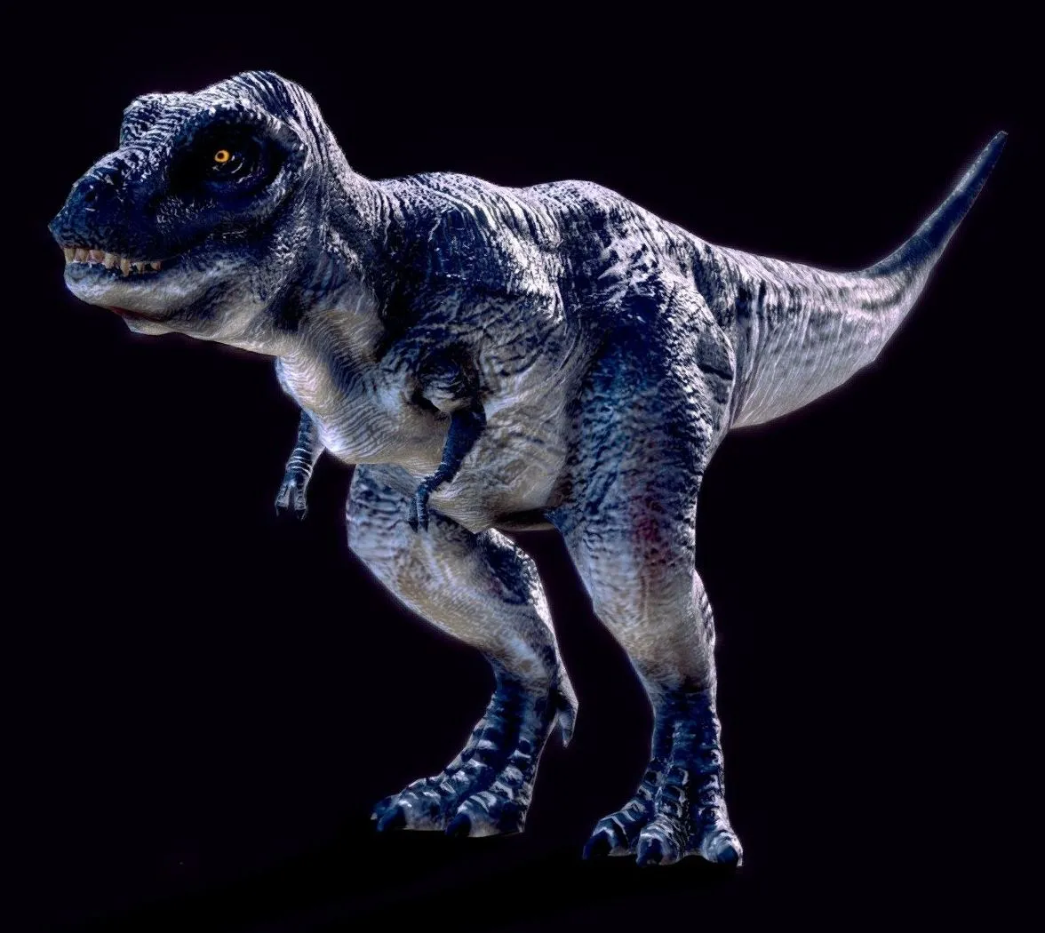 PBR Game 3D Models - Low Poly Realistic Dinosaur Tyrannosaurus Rex
