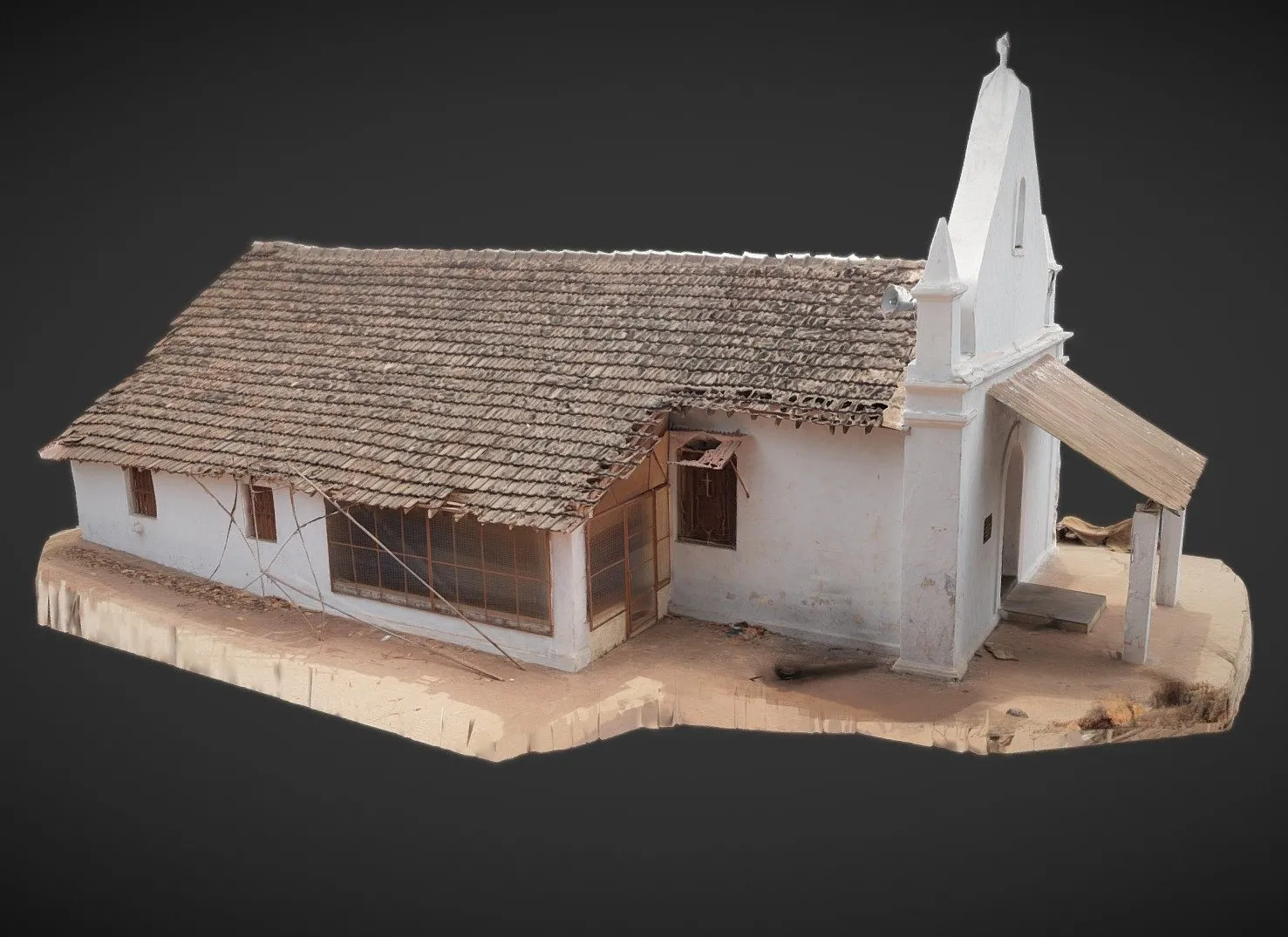 PBR Game 3D Models - Lumber Chapel