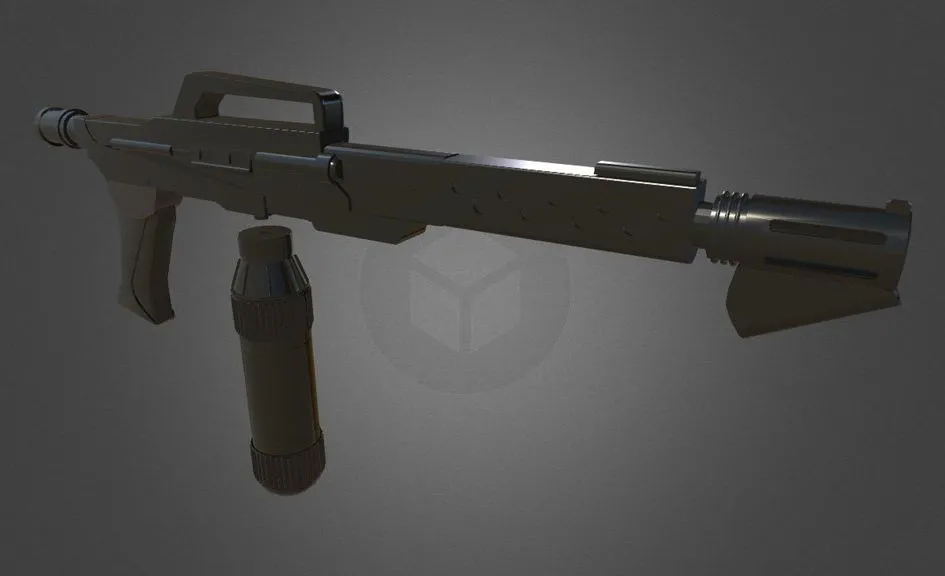 PBR Game 3D Models - M240 Flamethrower
