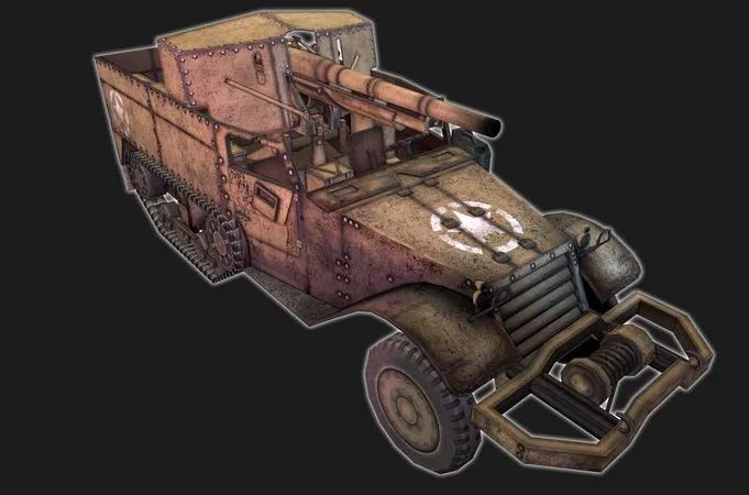 PBR Game 3D Models - M3-75AT