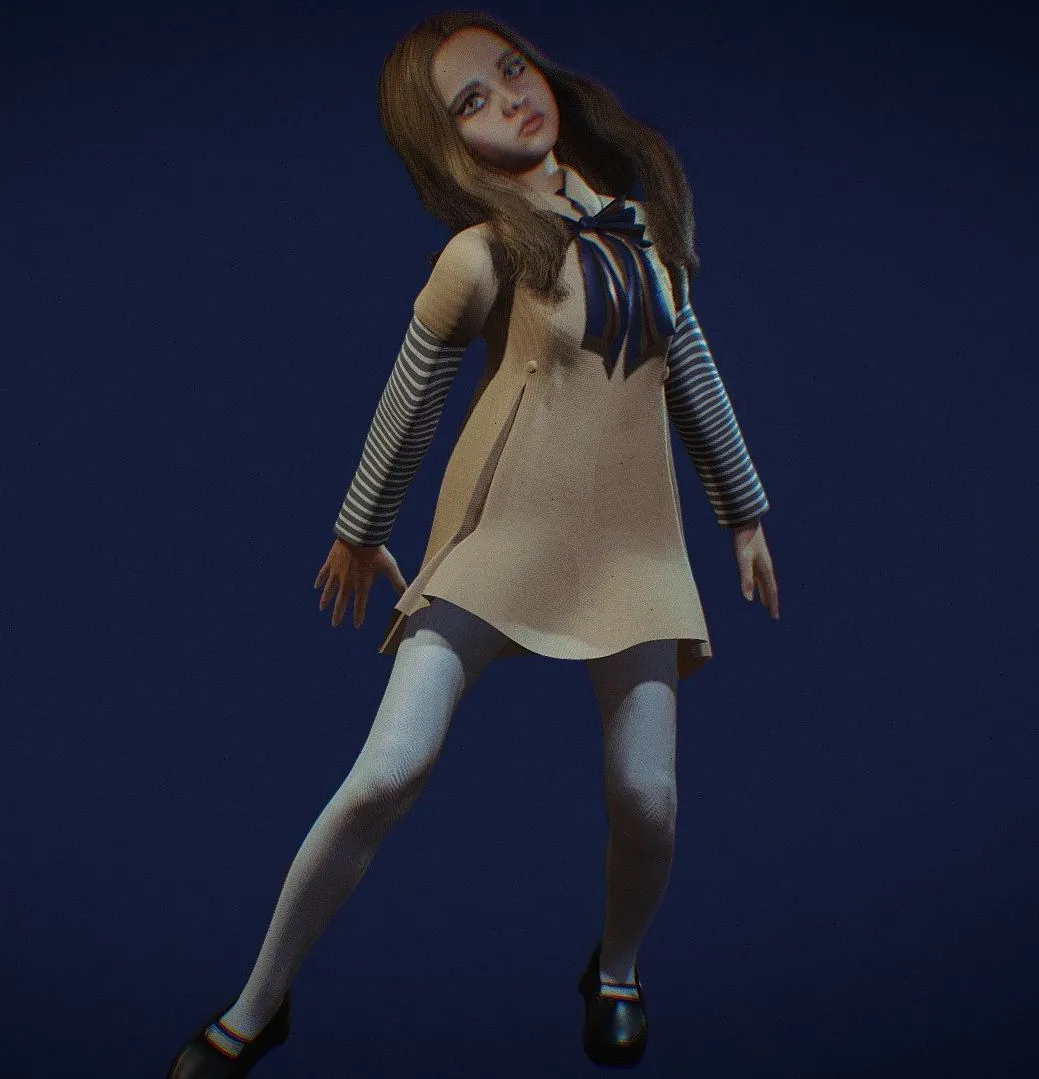PBR Game 3D Models - M3gan Dance Doll
