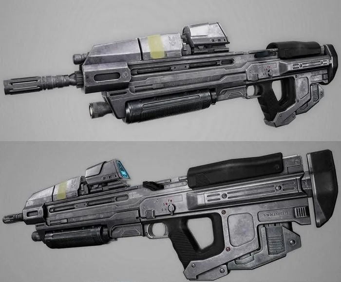 PBR Game 3D Models - MA40 Assault Rifle