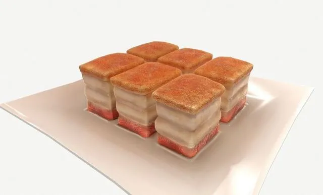 PBR Game 3D Models - Macau Roast Pork