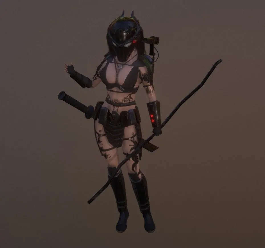 PBR Game 3D Models - Machiyo