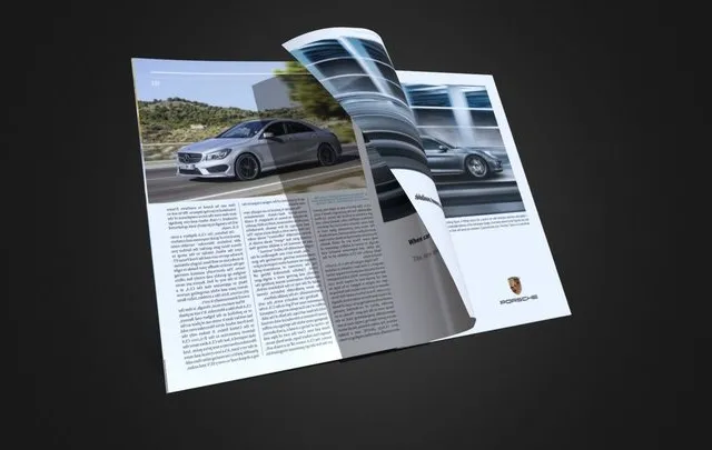 PBR Game 3D Models - Magazine Opening Animated