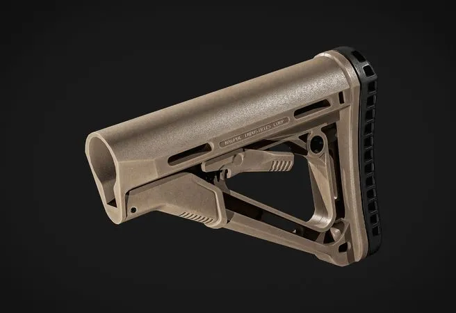 PBR Game 3D Models - Magpul CTR FDE Buttstock