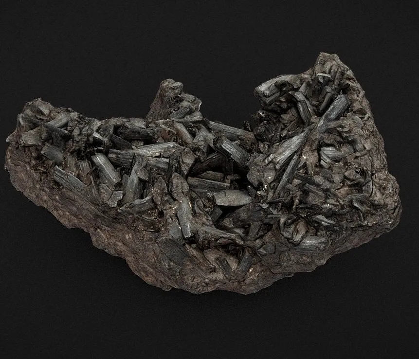 PBR Game 3D Models - Manganite Crystal Cluster