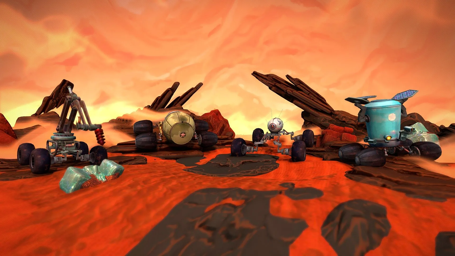 PBR Game 3D Models - Mars Rovers