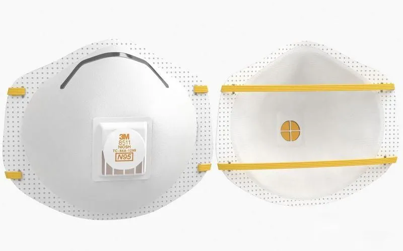 PBR Game 3D Models - Mask Particulate Respirator 8511