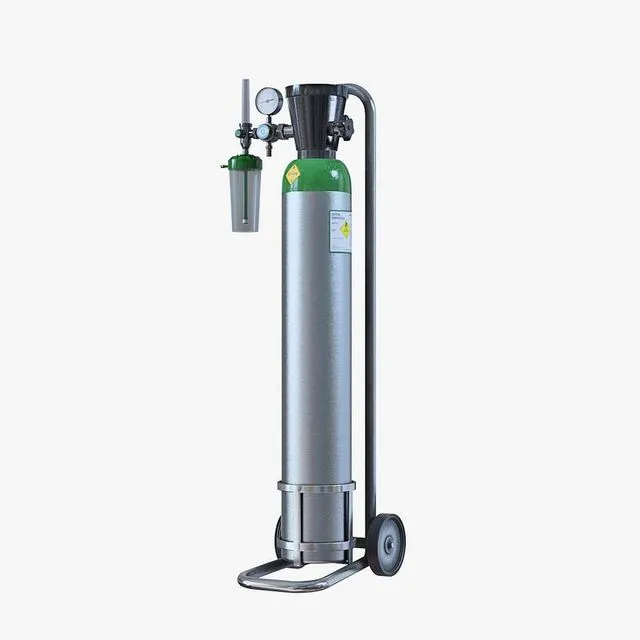 PBR Game 3D Models - Medical Oxygen Cylinder