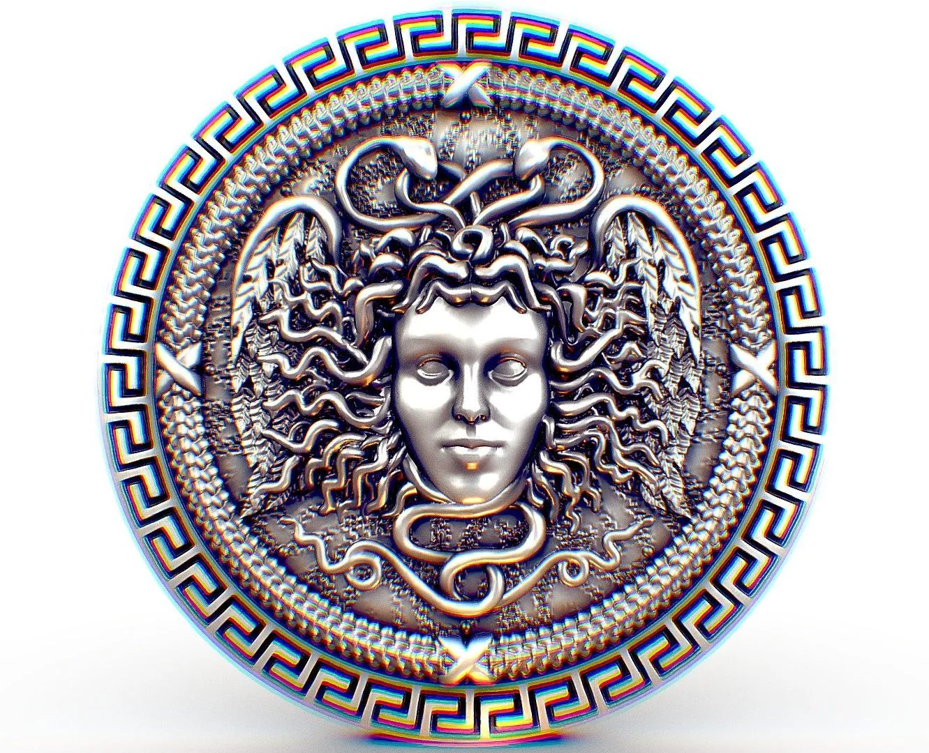 PBR Game 3D Models - Medusa Gorgona And Perseus