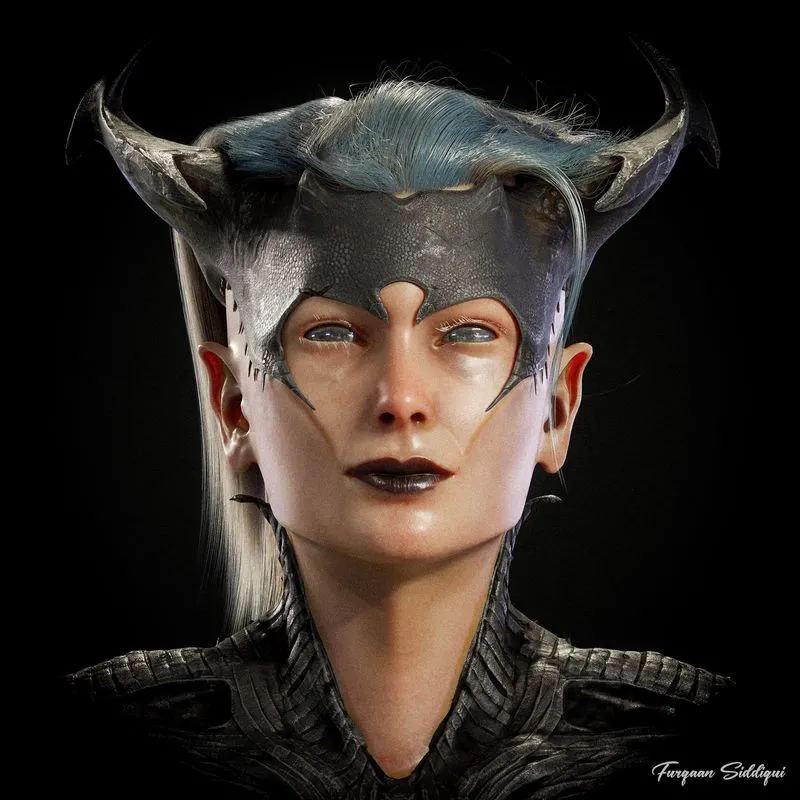 PBR Game 3D Models - Melisa Queen Character