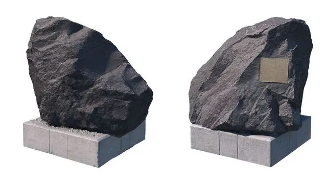 PBR Game 3D Models - Memorial stone Scan