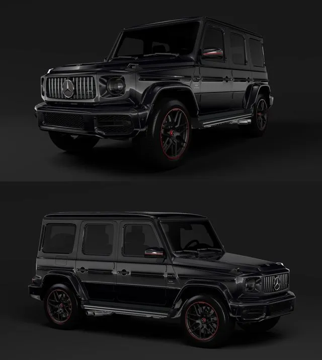 PBR Game 3D Models - Mercedes AMG G 63 Edition 1 W464 2020