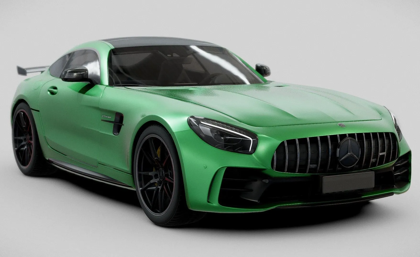 PBR Game 3D Models - Mercedes Amg Gt R 2017 High Quality 30Off