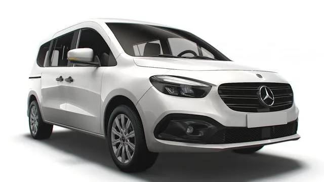 PBR Game 3D Models - Mercedes Benz Citan Tourer LWB 2023