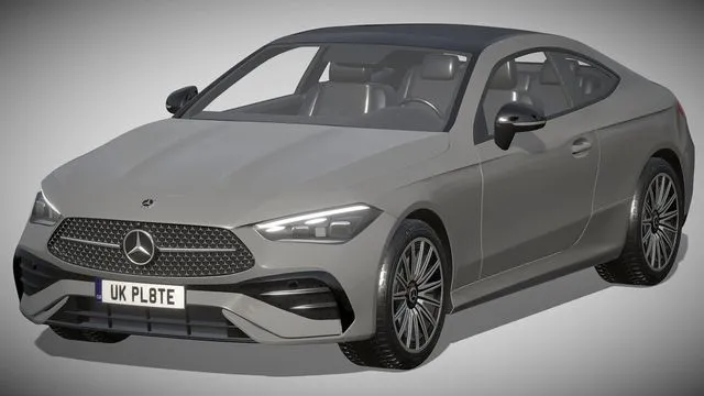 PBR Game 3D Models - Mercedes-Benz CLE Coupe