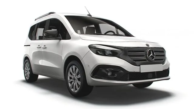 PBR Game 3D Models - Mercedes Benz EQT 2023 germany