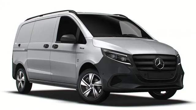 PBR Game 3D Models - Mercedes Benz eVito Panel Van L2 2024