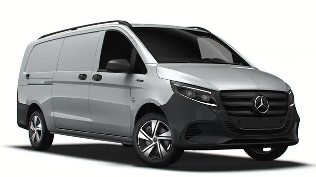 PBR Game 3D Models - Mercedes Benz eVito Panel Van L3 2024