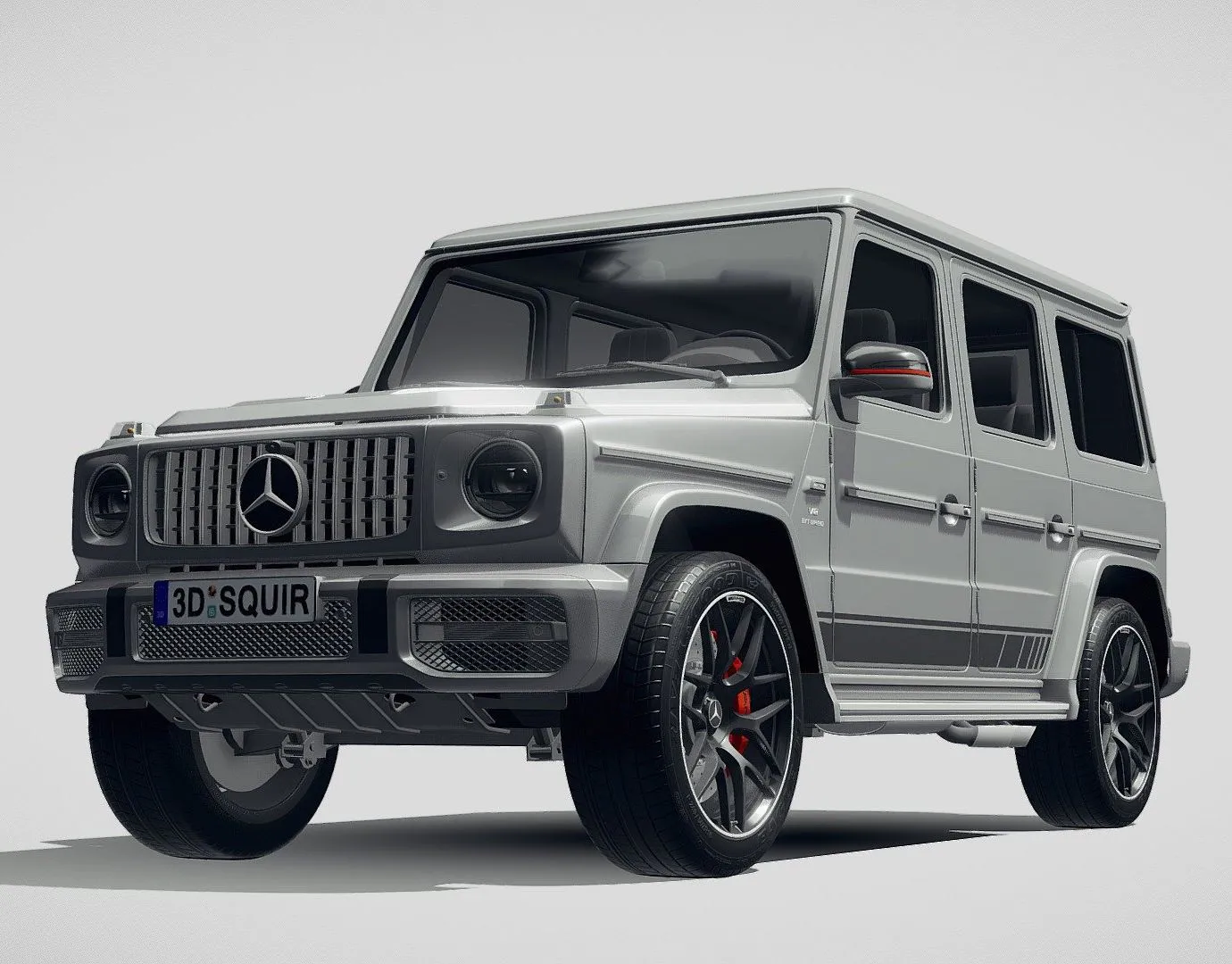 PBR Game 3D Models - Mercedes Benz G63 Amg 2019