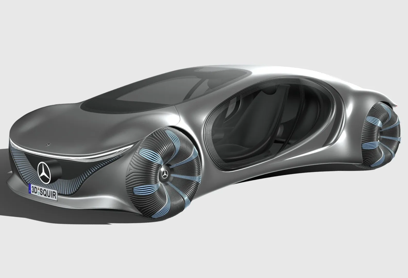 PBR Game 3D Models - Mercedes Benz Vision Avtr Concept 2020