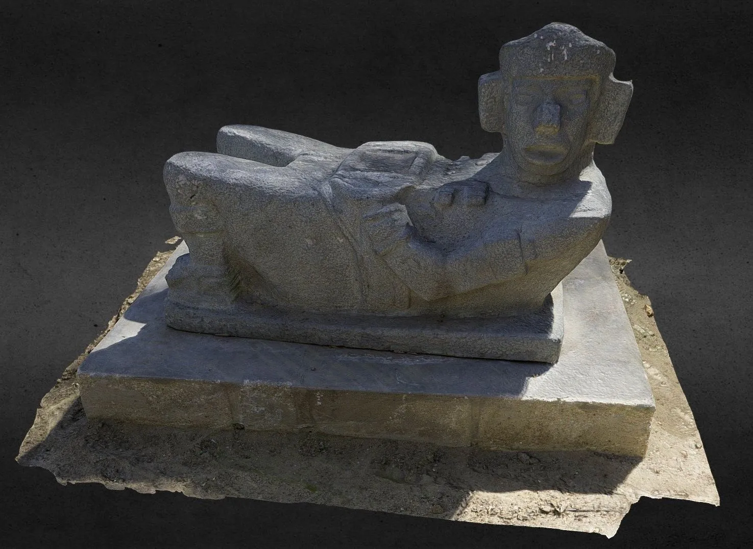 PBR Game 3D Models - Mexican Statue Tijuana Mexico