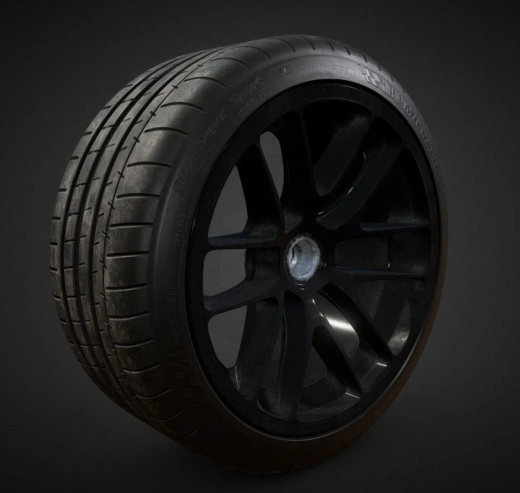 PBR Game 3D Models - Michelin Pilot Super Sport 50 Off