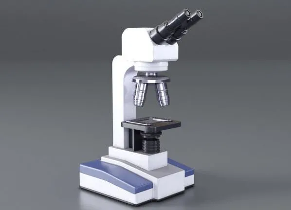 PBR Game 3D Models - Microscope Altami