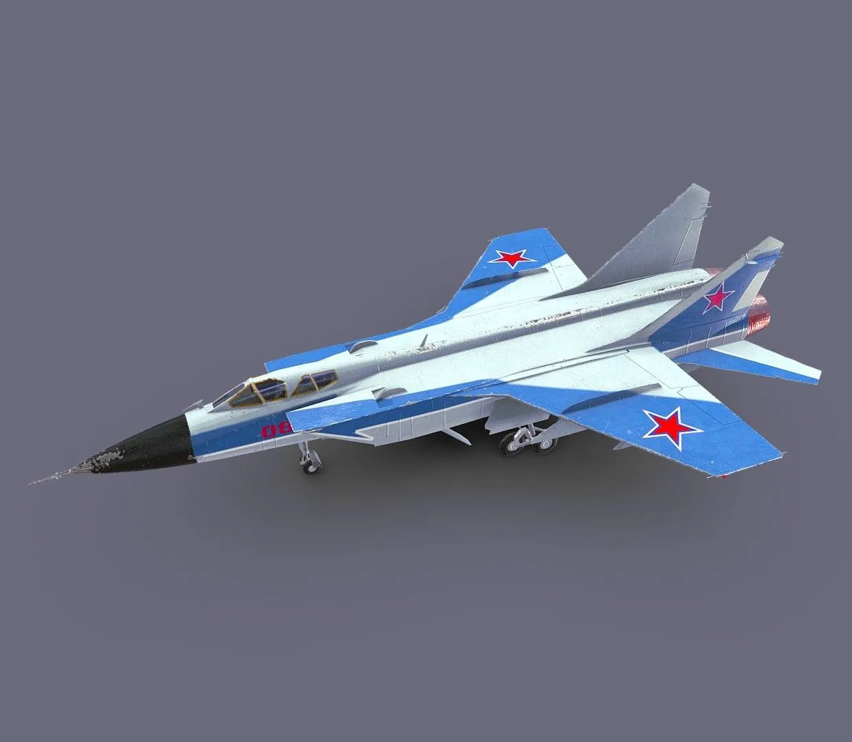 PBR Game 3D Models - Mikoyan Mig 31