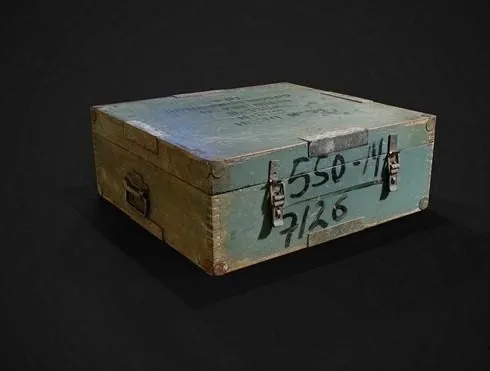PBR Game 3D Models - Military Crate
