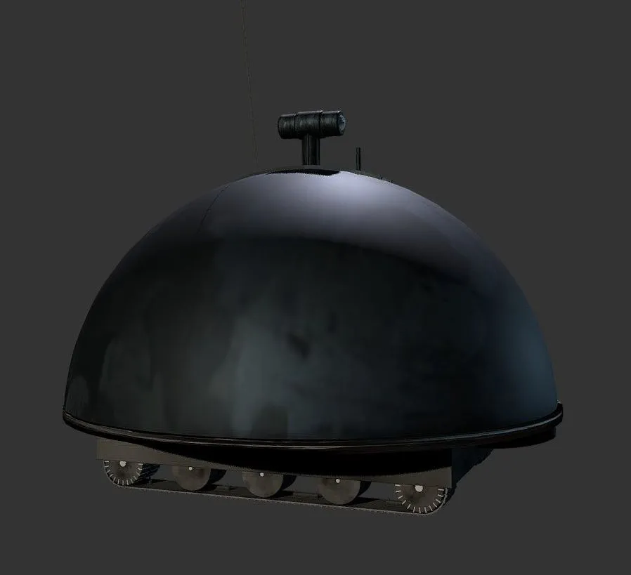 PBR Game 3D Models - Mining Droid