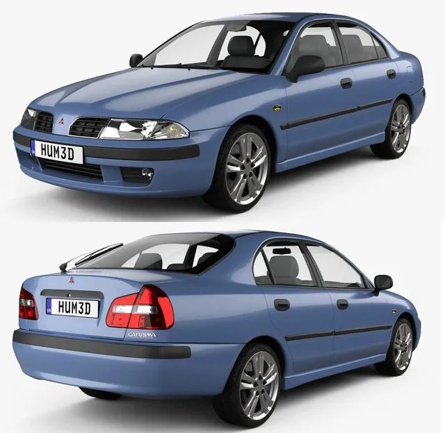 PBR Game 3D Models - Mitsubishi Carisma liftback 2000