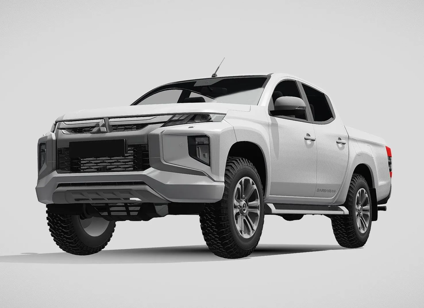 PBR Game 3D Models - Mitsubishi L200 Barbarian 2020