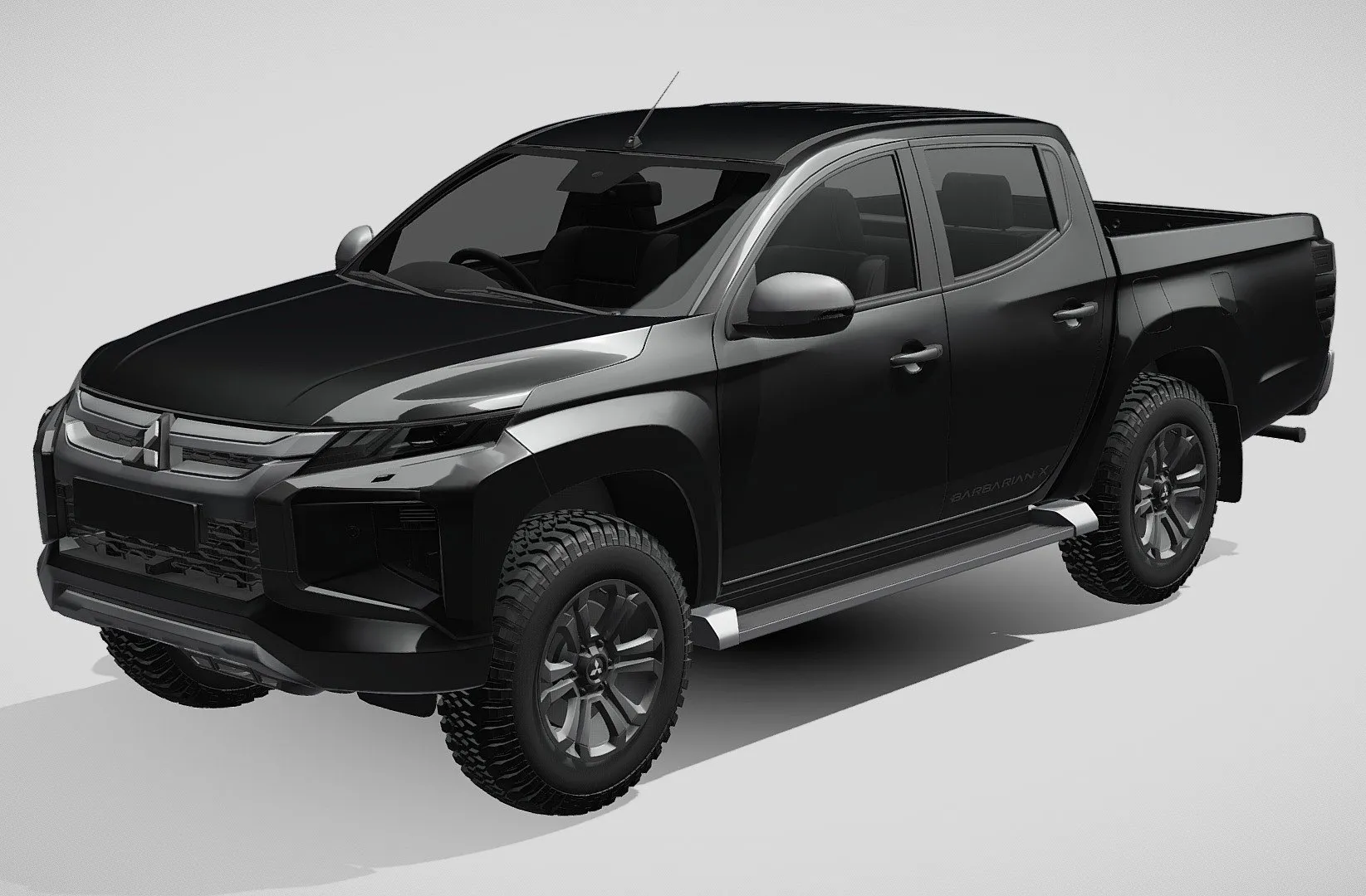 PBR Game 3D Models - Mitsubishi L200 Uk Spec Barbarian X 2021