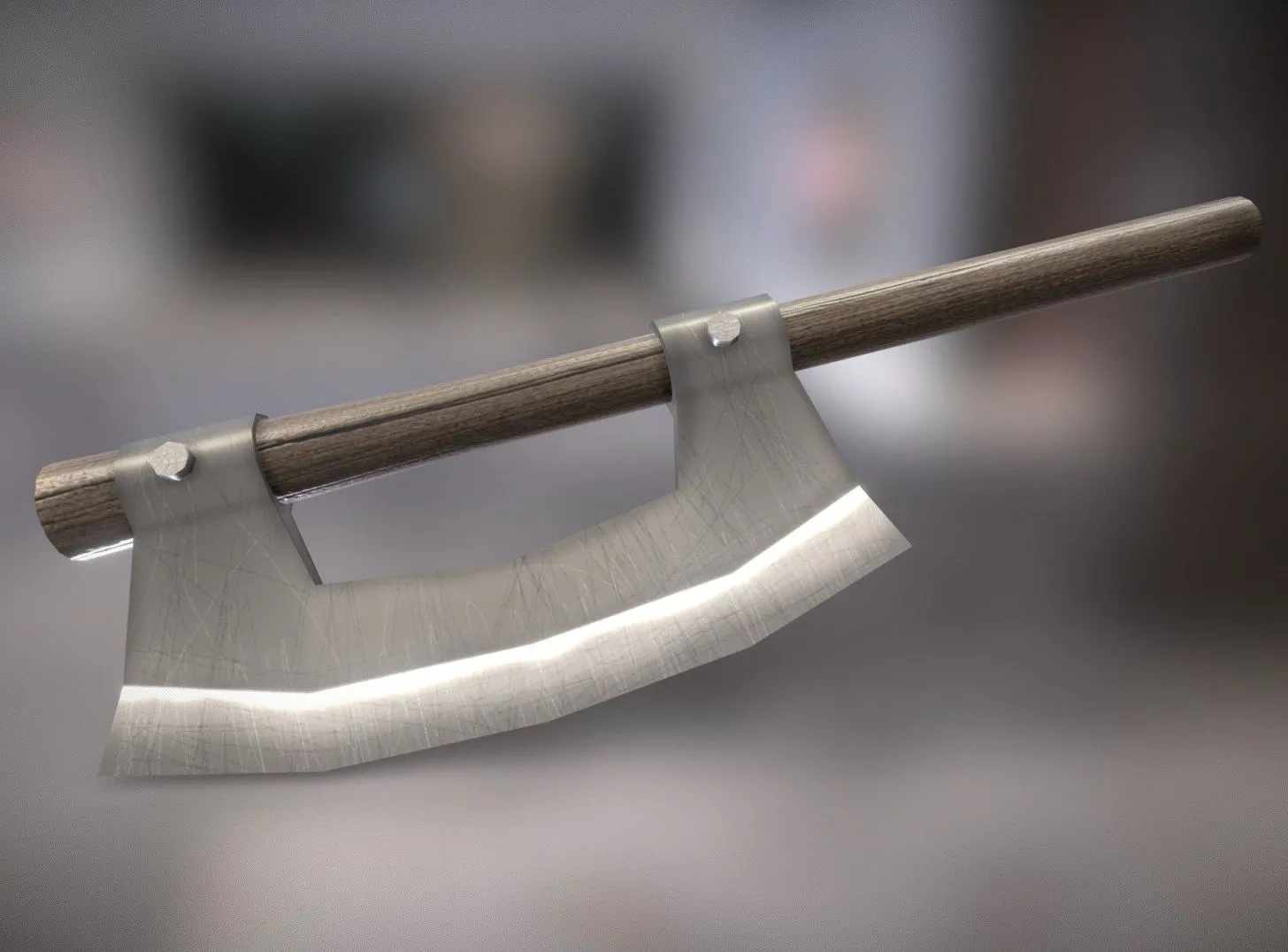 PBR Game 3D Models - Moba Quality Gamorrean Axe