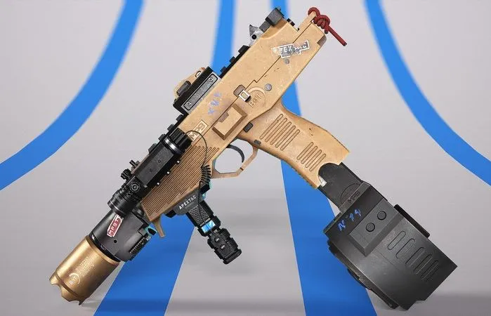 PBR Game 3D Models - MP9 Custom