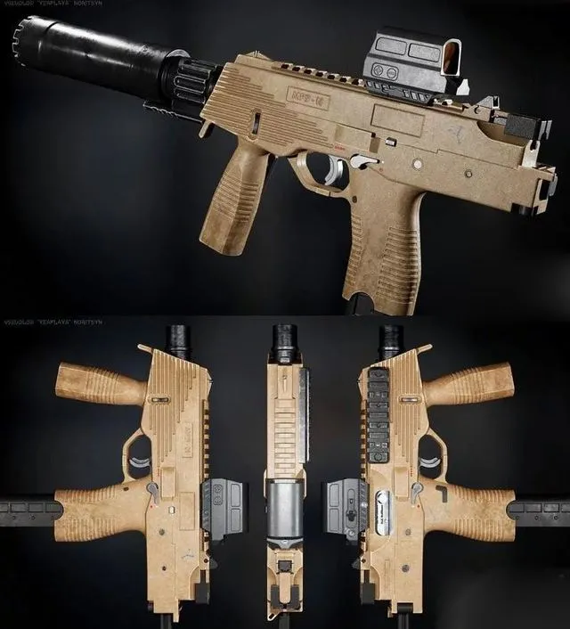 PBR Game 3D Models - MP9 TP9 SMG