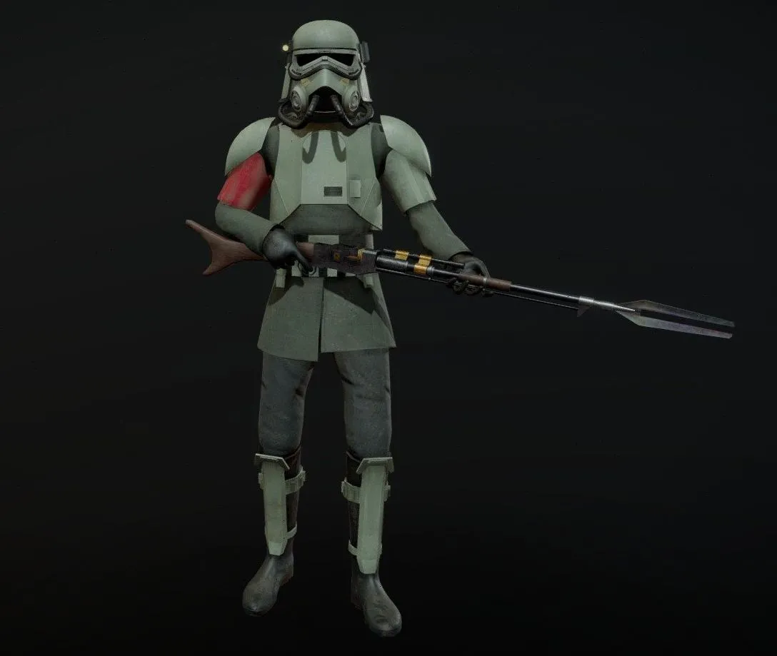 PBR Game 3D Models - Mud Trooper 3D Model