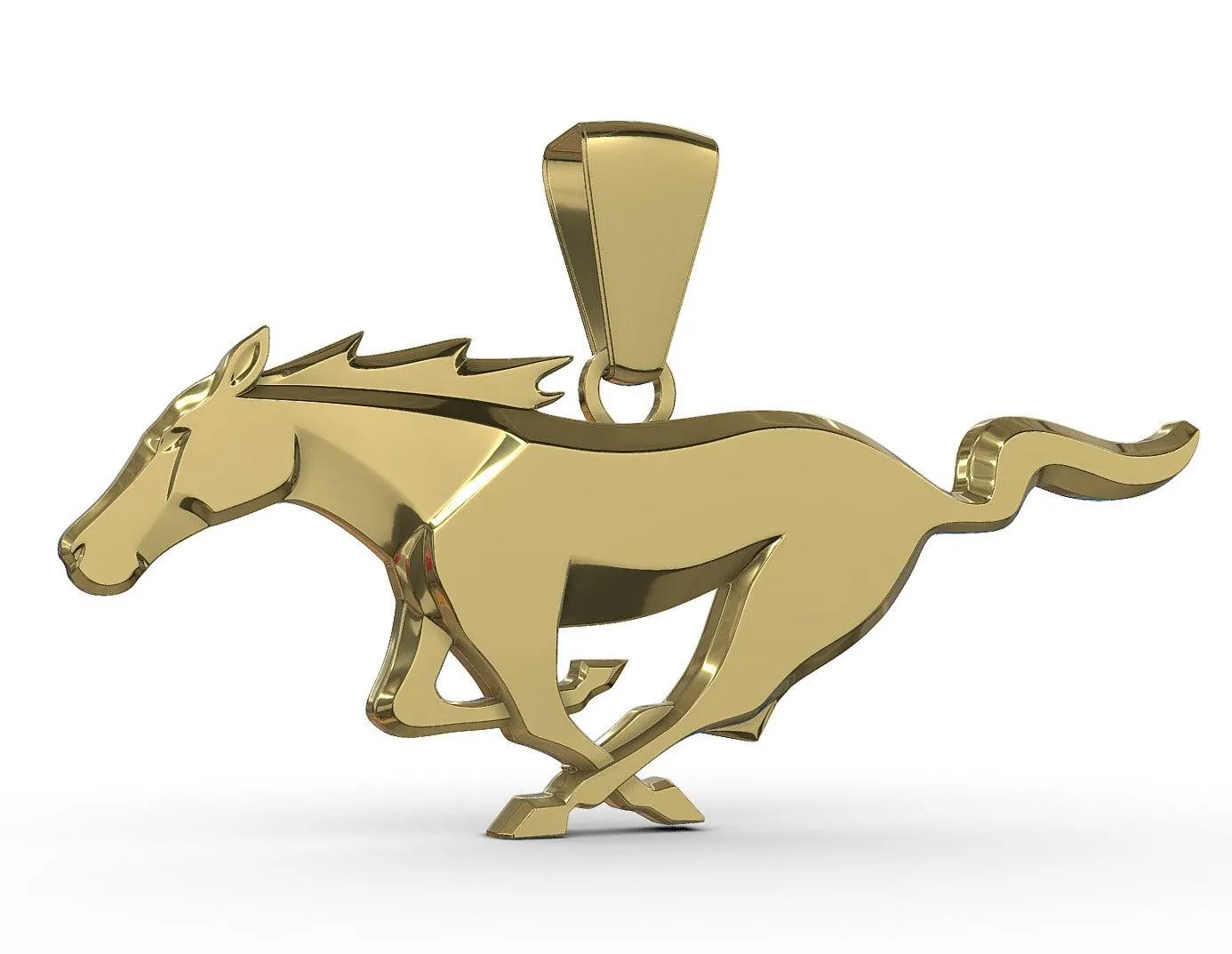 PBR Game 3D Models - Mustang