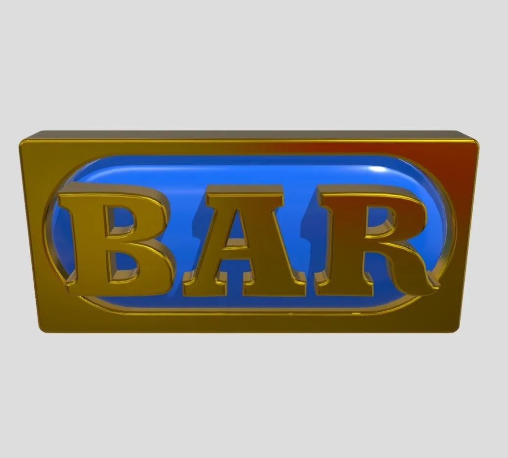 PBR Game 3D Models - Mwj Bar
