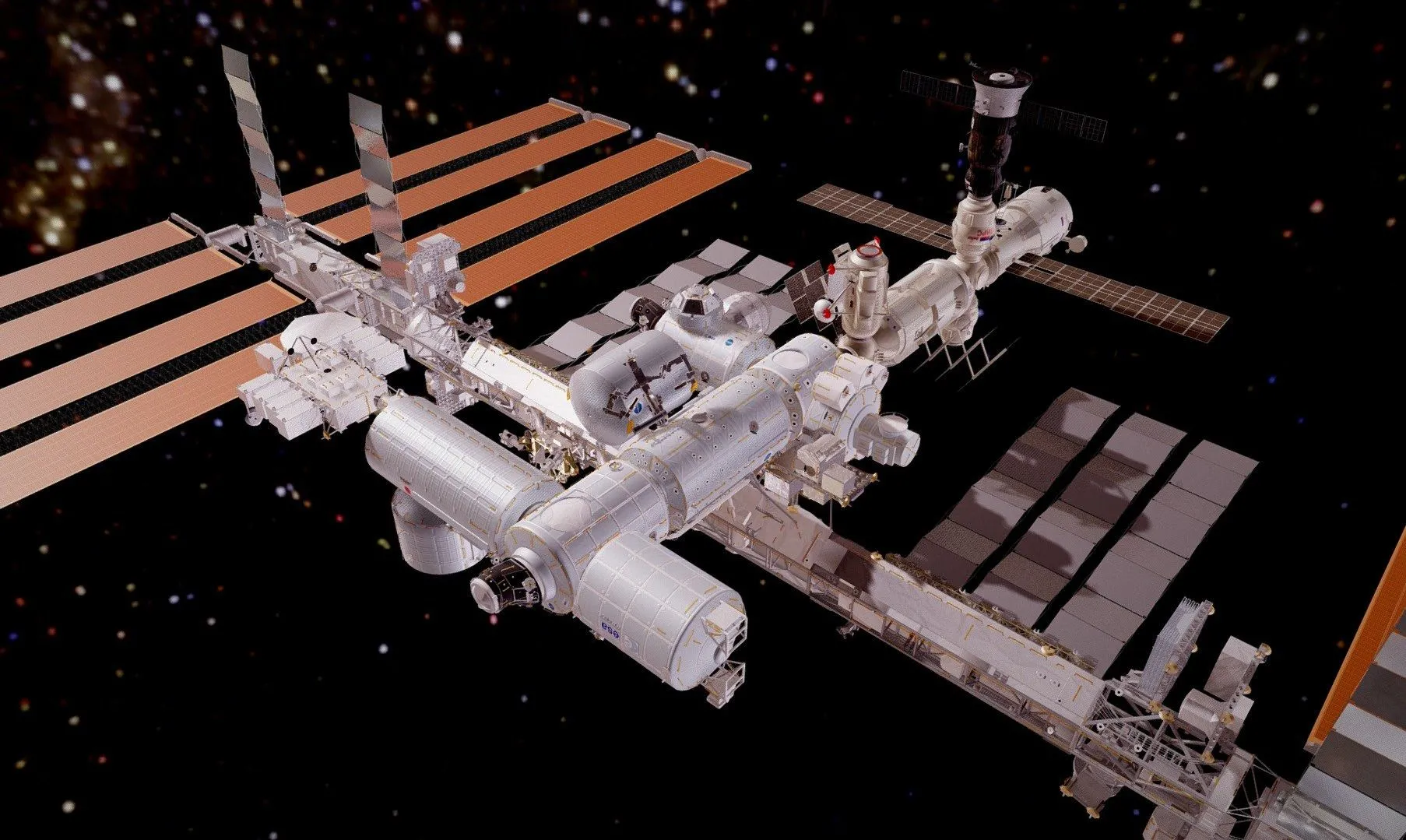 PBR Game 3D Models - Nasa International Space Station