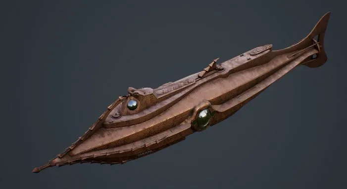 PBR Game 3D Models - Nautilus 20000 Leagues Under the Sea