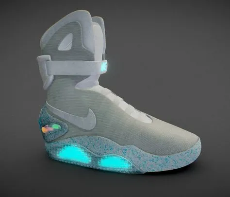 PBR Game 3D Models - Nike Air Mag   Back To The Future