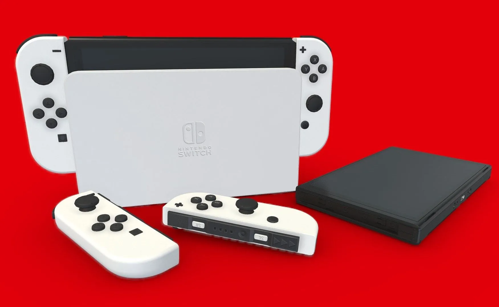 PBR Game 3D Models - Nintendo Switch Oled