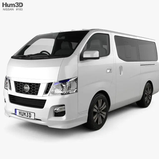 PBR Game 3D Models - Nissan NV350 Caravan 2012