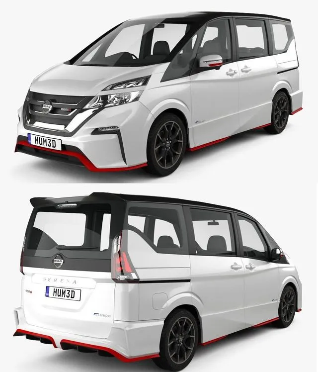 PBR Game 3D Models - Nissan Serena Nismo 2016