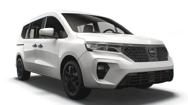 PBR Game 3D Models - Nissan Townstar Tourer LWB 2023